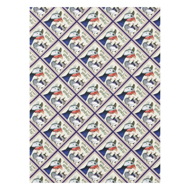 Gotta Love Guineas! Tablecloth (Front)