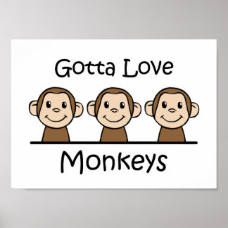 Gotta Love Monkeys Poster