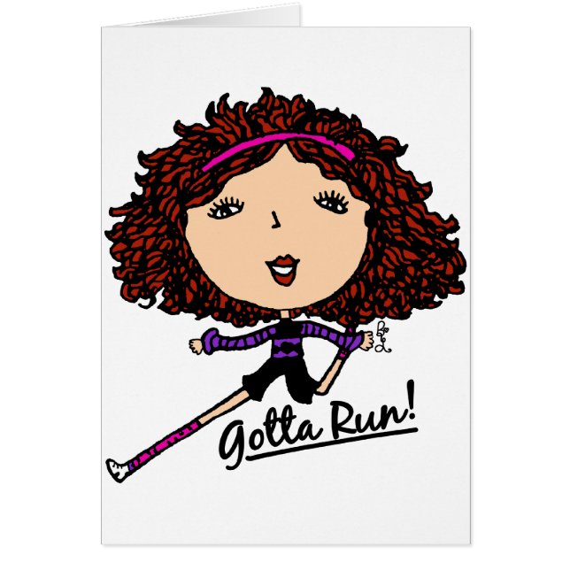 Gotta Run Go Girl Original (Front)