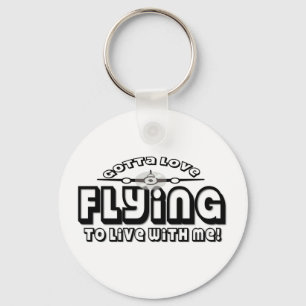 gottaloveflying key ring