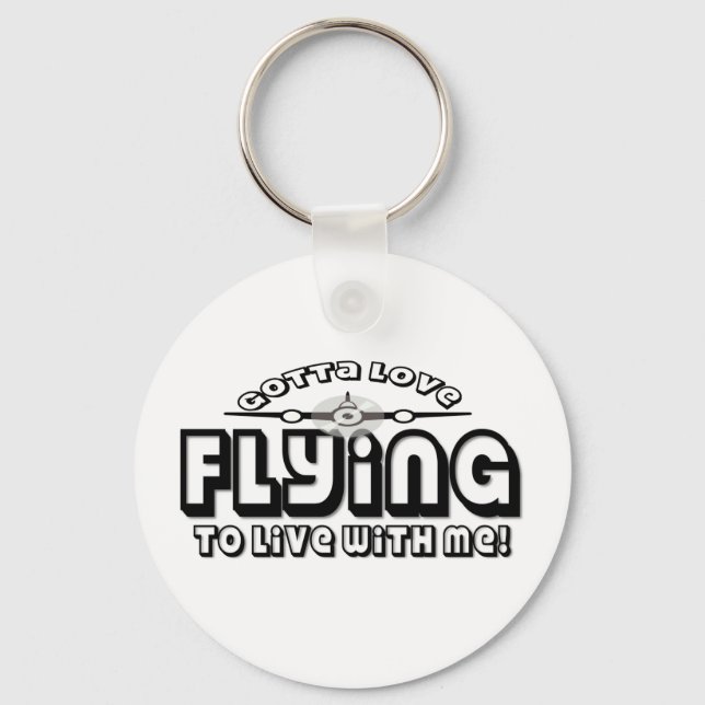gottaloveflying key ring (Front)