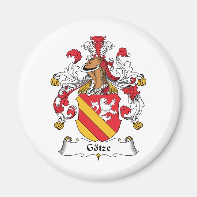 Gotze Family Crest Magnet (Front)