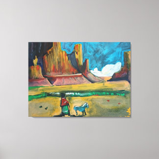 Gouache 1 canvas print