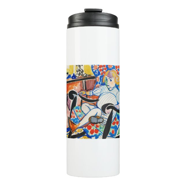 Gouache Beautiful Sofa Thermal Tumbler (Front)