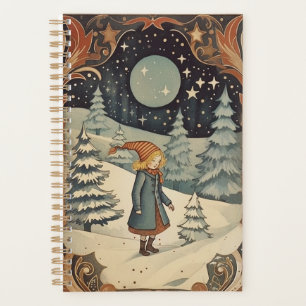 Gouache Vintage Retro Christmas Planner