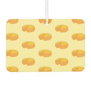 Gouda Cheese Rounds Dutch Foodie Gastronomy Car Air Freshener