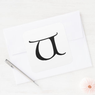 Goudy-Lombardic Gothic Versal Capital Letter U Square Sticker