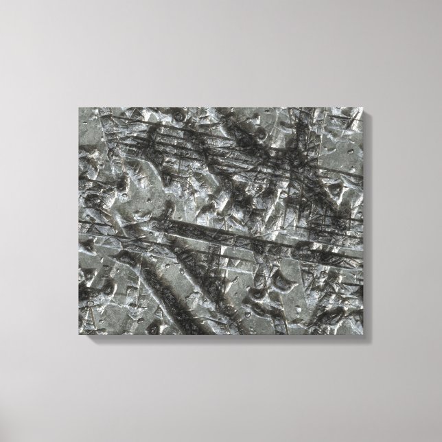 Gouged & Scarred 1 Wrapped Canvas (Front)