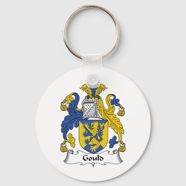 Gould Family Crest Key Ring (Front)