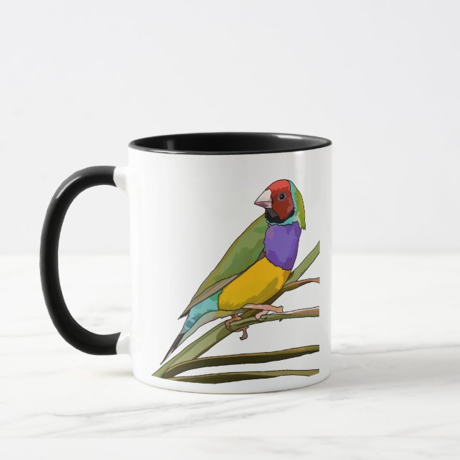 Gouldian Finch Mug (Left)