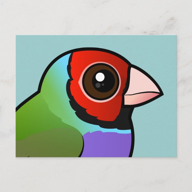 Gouldian Finch Postcard (Front)