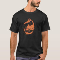 goulish face spooky pirate t-shirt design