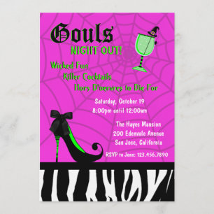 Gouls Night Out Invite [Pink]