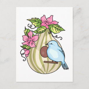 Gourd Birdhouse Postcard