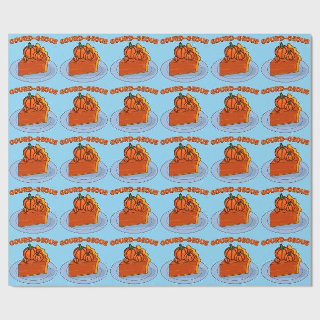 Gourd-geous Wrapping Paper (Flat)