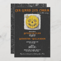 Gourd Luck Charm Halloween Pumpkin Baby Shower