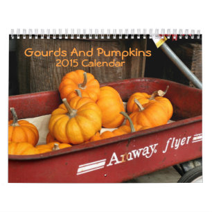 Gourds And Pumpkins Photography Calendar