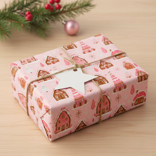 Gourmand Féérique Christmas - Maison Pain d'Epice Wrapping Paper Sheet