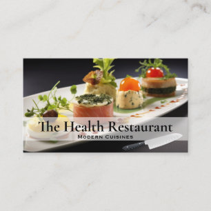 Gourmet Appetizers Hors Doeuvres Business Card