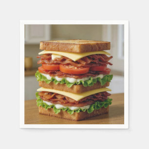 Gourmet B.L.T. Sandwich Napkin