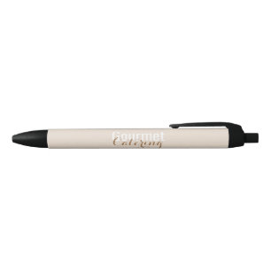 Gourmet Catering Black Ink Pen