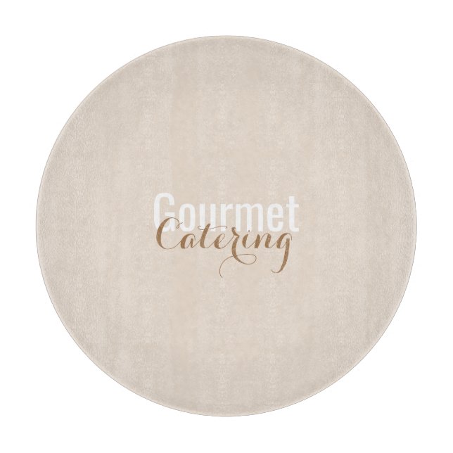 Gourmet Catering  Cutting Board (Front)