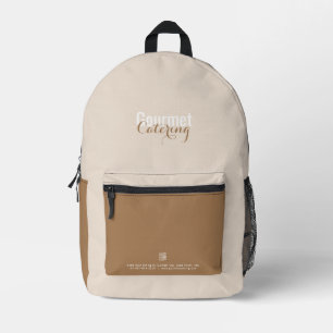Gourmet Catering Printed Backpack