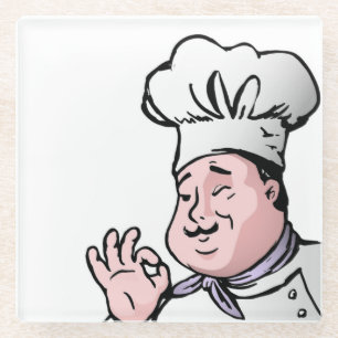 GOURMET CHEF GLASS COASTER