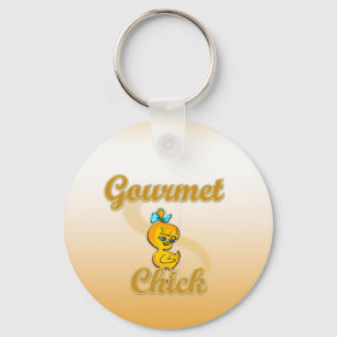 Gourmet Chick Key Ring