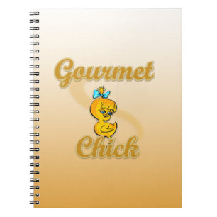 Gourmet Chick Spiral Notebook