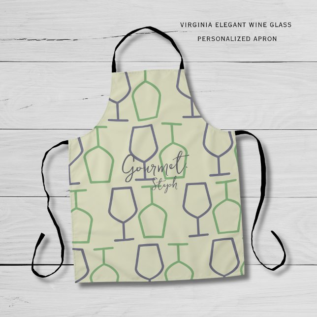  Gourmet Custom Virginia Wine Apron (Check out this personalized Apron, featuring Virginia's famous wine!)