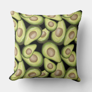 Gourmet Fresh Cut Vegan Avacados Cushion