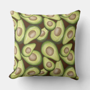 Gourmet Fresh Cut Vegan Avacados Cushion