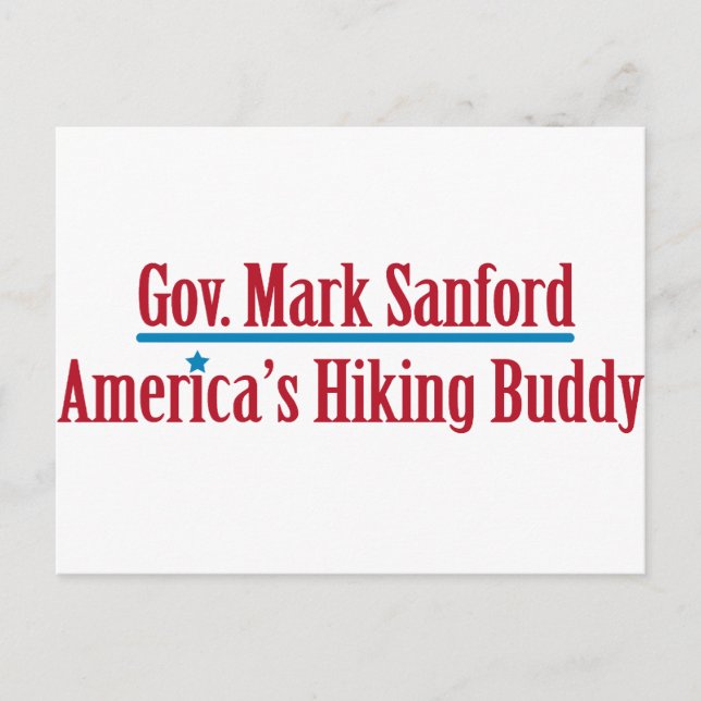 Gov. Mark Sanford Postcard (Front)