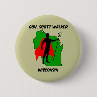 Gov Scott Walker 6 Cm Round Badge
