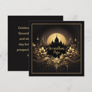 Govardhan Puja Card