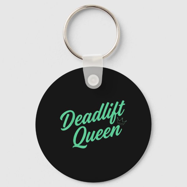 Government Agencydlift Retro Cursive Crown Womens Key Ring (Front)