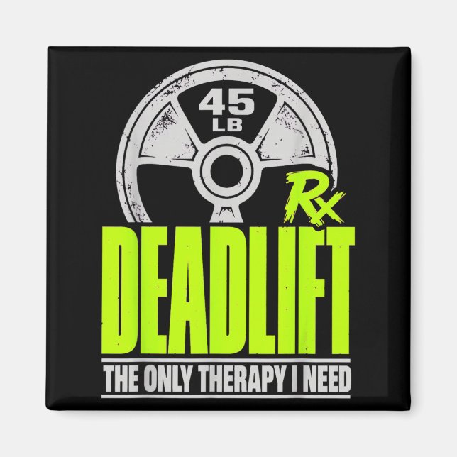 Government Agencydlift The Only Therapy Need Magnet (Front)