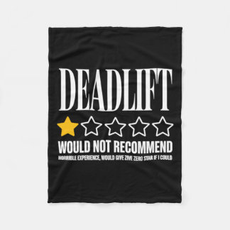Government Agencydlift Would Not Recommend Fitness Fleece Blanket