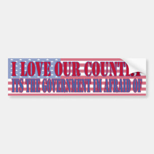 government bumper sticker