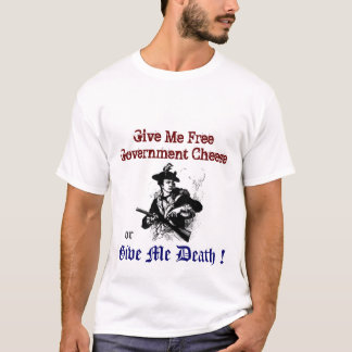 Government Cheese Stimulus Package Funny Political T-Shirt