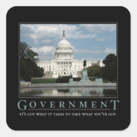 Government Demotivational Sticker Set