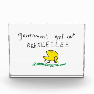Government get out REE SNEKRIGHT Gadsden Flag Photo Block