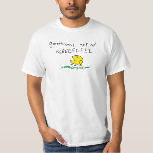 Government get out REE SNEKRIGHT Gadsden Flag T-Shirt