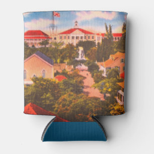 Government House, Nassau, Bahamas Vintage Photo Can Cooler