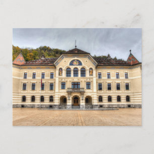 Government House Of Liechtenstein Holiday Postcard