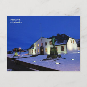 Government House ~ Reykjavik, Iceland Postcard