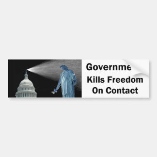 Government Kills Freedom Bumper Sticker