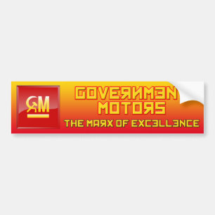 Government Motors-Marx of Excellence BumperSticker Bumper Sticker