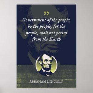 Government of the people, by the people, for the poster